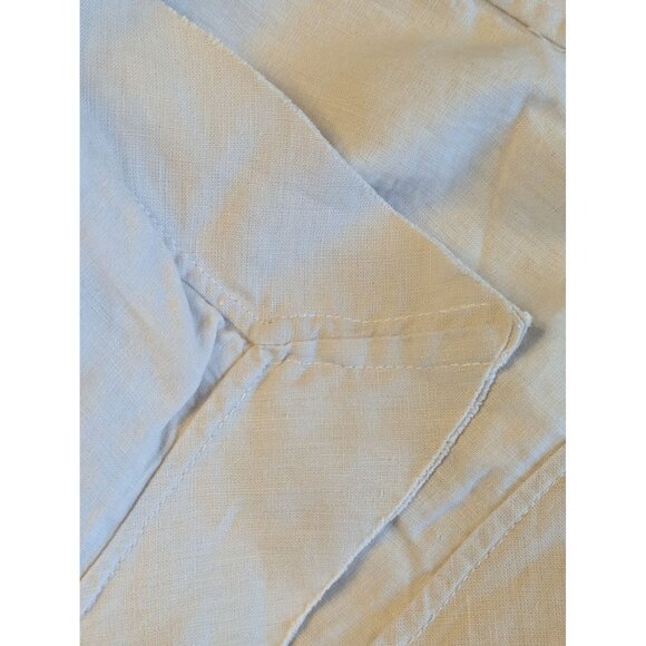 Quince 100% European Linen Double Flange Duvet Set Sand King/Cal 3PC Set -NEW- - Picture 4 of 8